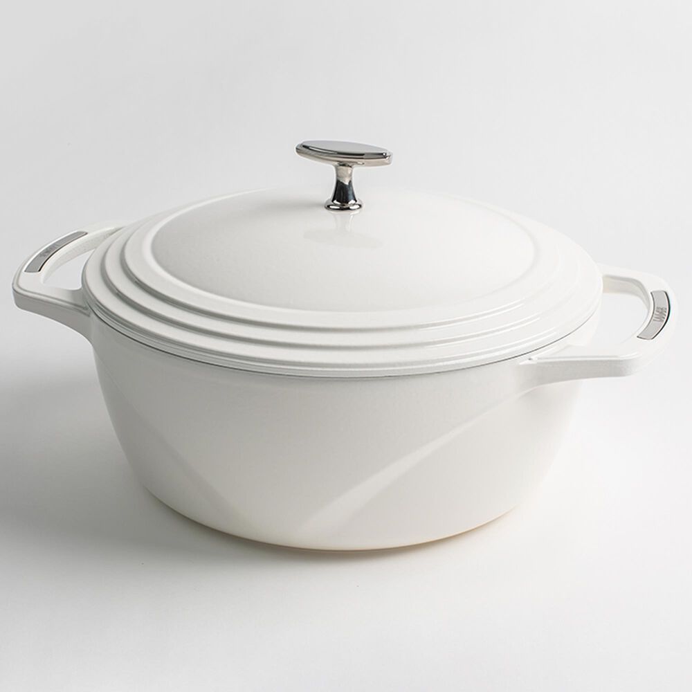Lodge USA Enamel 7.5 Qt. Cast Iron Dutch Oven in Cloud Nine, , large
