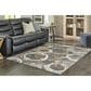 Ashley Faelyn 7"10" x 9"10" Gray, Brown and White Area Rug, , large