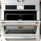 Cafe 2-Piece Kitchen Package with Matte White 30" Smart Built-In Convection Single Wall Oven and Stainless Steel 30" Gas Cooktop, , large