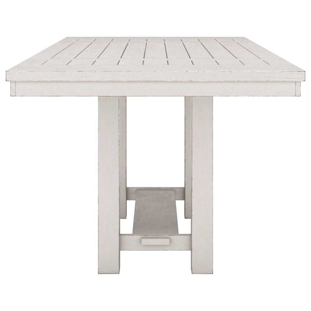 Ashley Robbinsdale Counter Height Dining Table with 2 Leaves in Antique White, , large