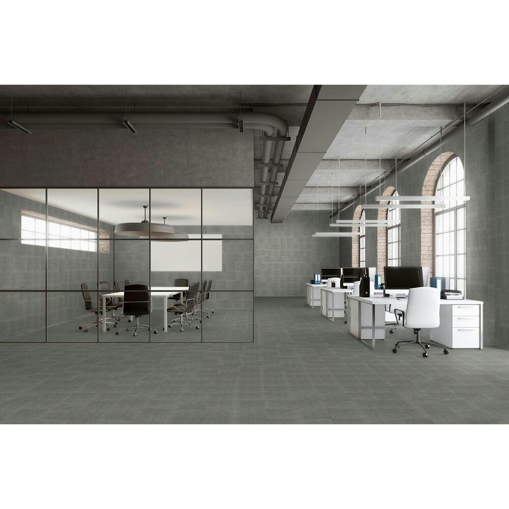 Emser Passion Gris 9&quot; x 9&quot; Matte Porcelain Tile, , large