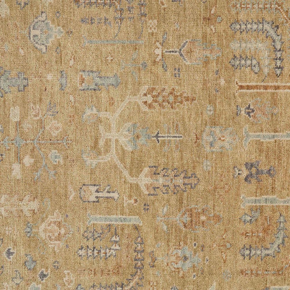 Feizy Carrington 7&#39;9&quot; x 9&#39;9&quot; Gold and Light Blue Area Rug, , large