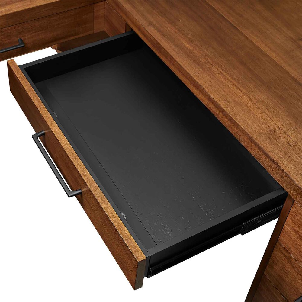 Wycliff Bay PEDASTAL L-DESK, , large