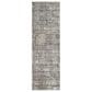 Surya Presidential PDT-2309 3"3" x 10" Charcoal, Ivory and Blue Runner, , large
