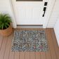 Dalyn Rug Company Soft Essentials Floral Graphite 1"8" x 2"6" Indoor/Outdoor Area Rug, , large