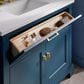 Kohler Charlemont 30" Single Bathroom Vanity in Tidal Blue with 3 cm White Quartz Top and Rectangular Sink, , large