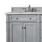James Martin Vanities Brittany 72" Double Bathroom Vanity in Urban Gray with 3 cm Victorian Silver Quartz Top and Rectangular Sinks, , large
