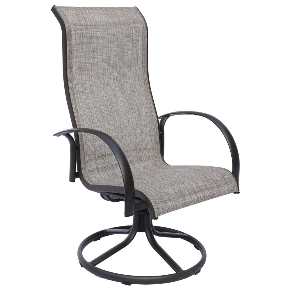 GatherCraft Galatia 7-Piece Rectangular Patio Dining Set in Bronze, , large