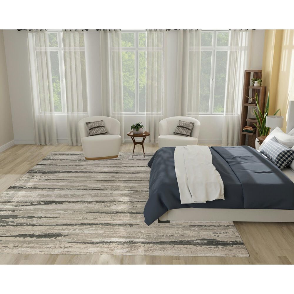 Nourison Sustainable Trends SUT03 9&#39; x 12&#39; Ivory and Multicolor Area Rug, , large