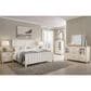 Ashley Shaybrock 5-Drawer Chest in Antiqued White and Brown, , large