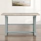 Steve Silver Counter Height Trestle Dining Table in Green, , large