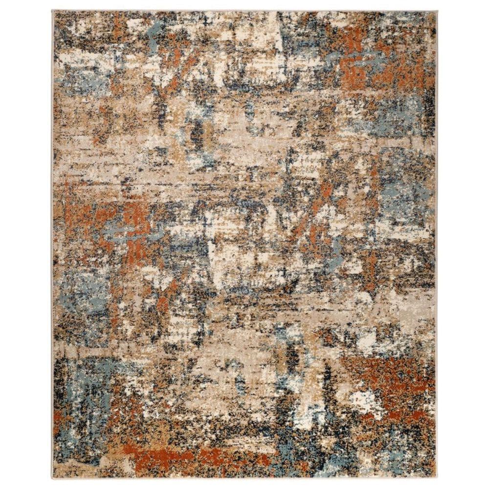 Amer Rugs Allure 8"9" x 11"9" Beige and Rust Area Rug, , large