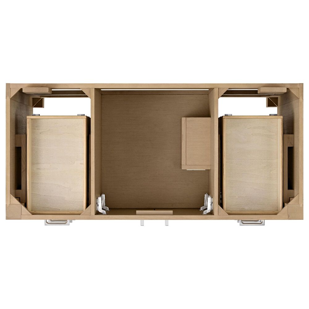 37B Alanya 48" Single Bathroom Vanity in Warm Oak with White Composite Stone Top, , large