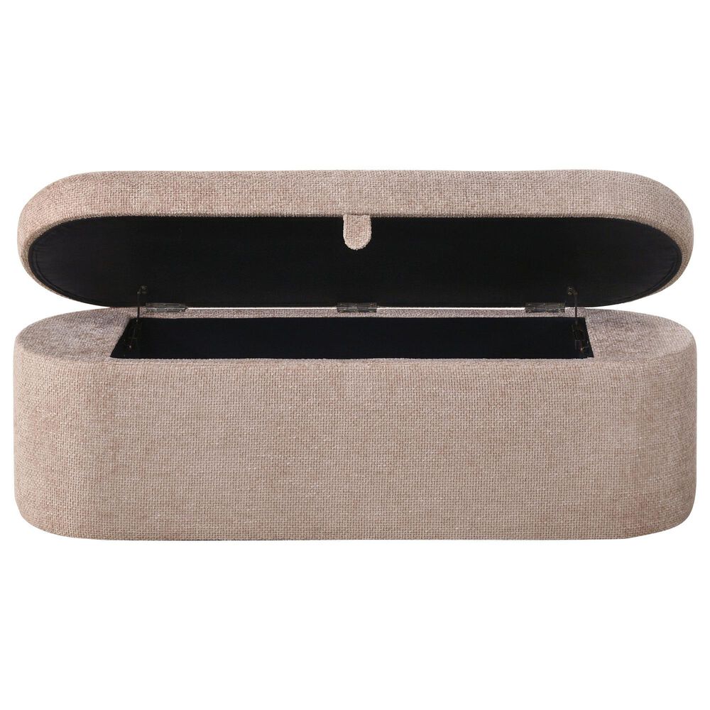 Crown Mark Philipa Storage Bench in Mauve, , large