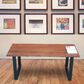 Carolina Chair and Table Braden Bench in Chestnut/Black, , large