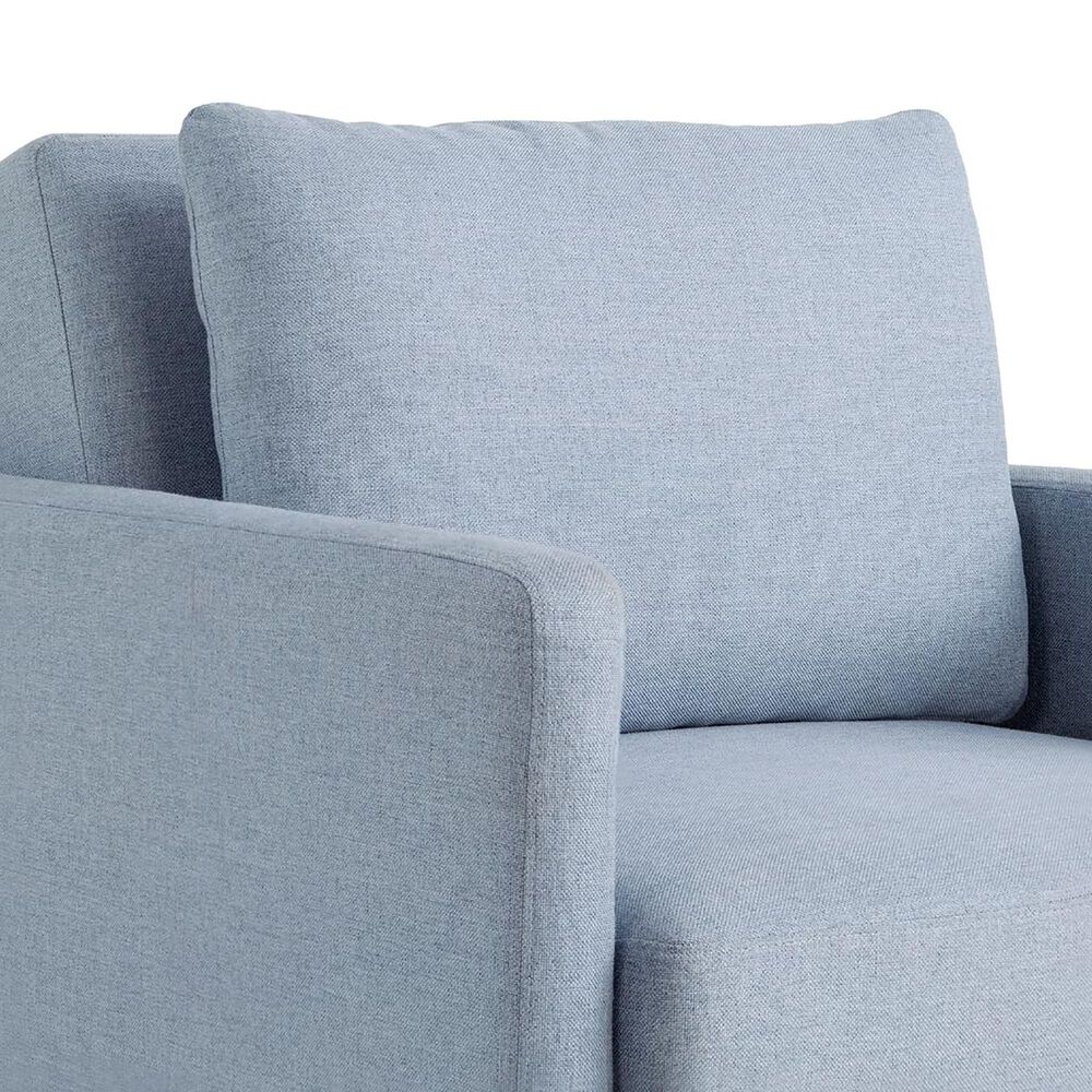 Lifestyle Solutions Blair Convertible Chair in Blue, , large