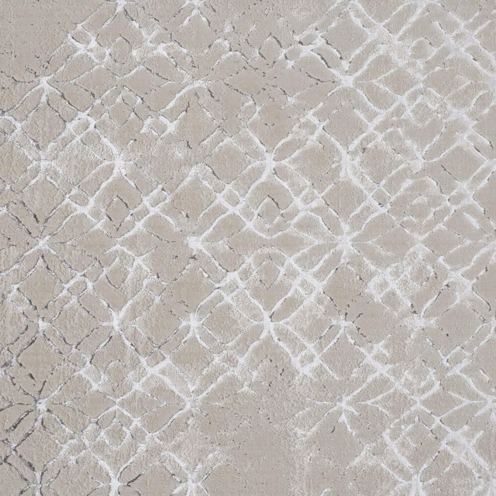 Feizy Micah 2&#39;10&quot; x 7&#39;10&quot; Beige and Silver Runner, , large