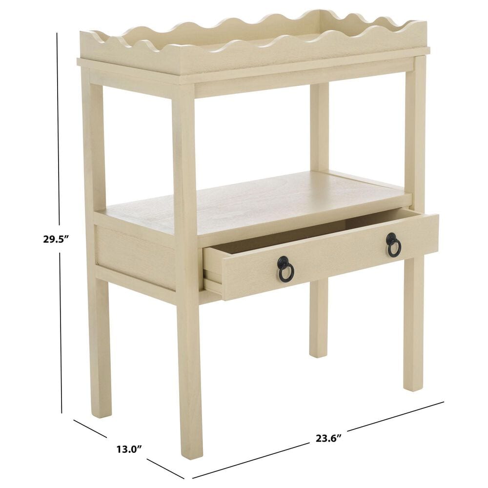 Safavieh Darlyn Rectangle Accent Table in Sand, , large