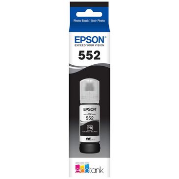 Epson Claria EcoTank Premium T552 70mL Dye Photo Ink Bottle in Black, , large