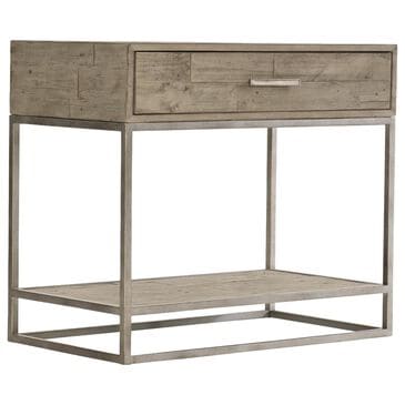 Bernhardt Highland Park Alvar Nightstand in Morel and Glazed Silver, , large