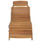 Hearth and Haven Lahaina Outdoor Wood Foldable Chaise Lounge in Brown, , large