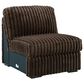 Ashley Midnight-Madness 3-Piece Symmetrical Sectional Sofa in Chocolate, , large