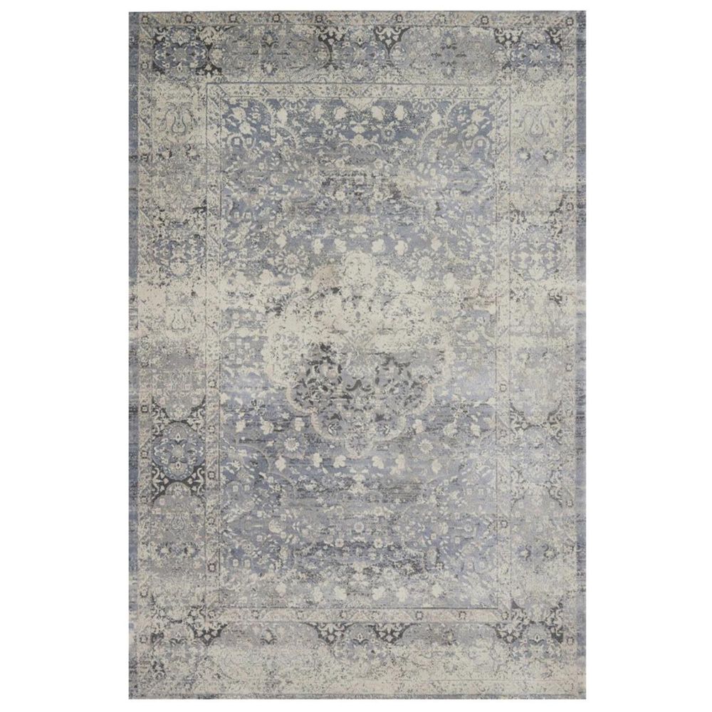 Magnolia Home Everly VY06 5'3" Round Mist Area Rug Nebraska