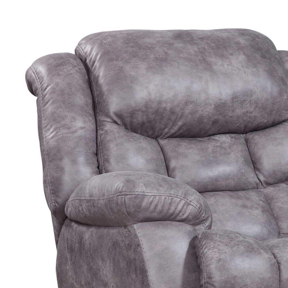 HomeStretch Blockbuster PowerRocker Recliner in Pewter, , large