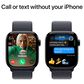 Apple Watch Series 10 GPS 42mm Jet Black Aluminum Case with Ink Sport Loop, , large