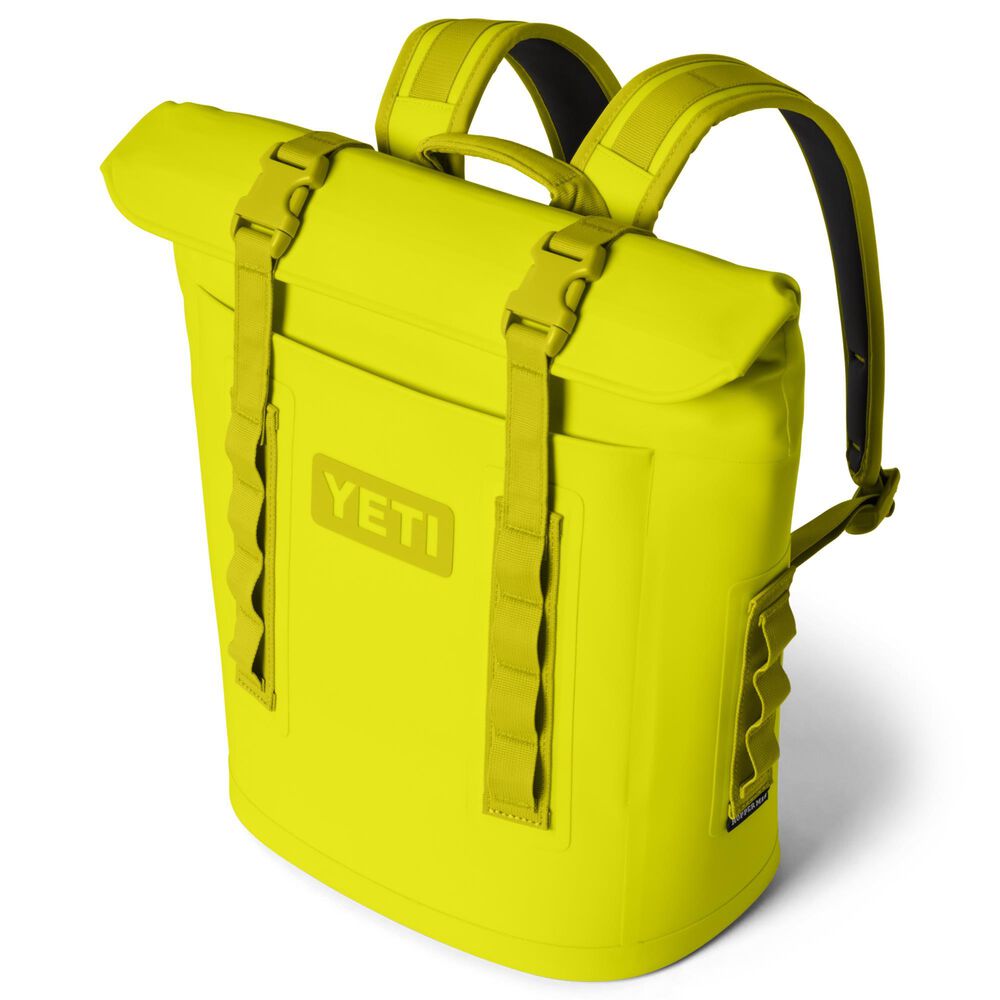 YETI Hopper M12 Backpack Soft Cooler in Firefly Yellow, , large