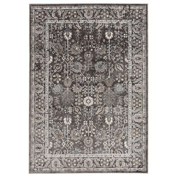 Central Oriental Clearwater Valry 5"3" x 7"7" Gunmetal and Chalk Area Rug, , large
