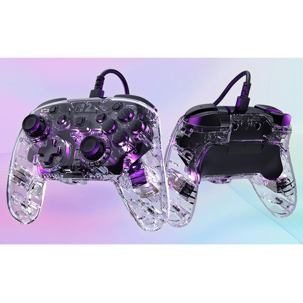 Turtle Beach Afterglow Wired RBG Gaming Controller for Nintendo Switch 2 in Clear, , large