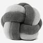 Sunday Citizen 12" Round Knot Throw Pillow in Granite and Cloud Gray, , large