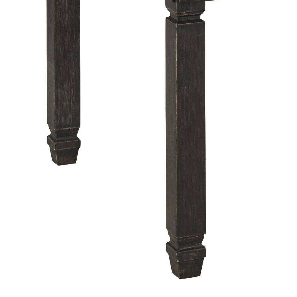 Ashley Tyler Creek 3-Drawer Dining Table in Antique Black and Weathered Oak - Table Only, , large