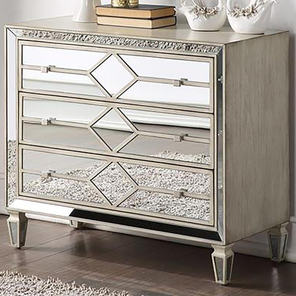 Shell Island Furniture 3-Drawer Chest in Glitz and Glam, , large