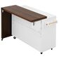 HOMLUX 102" Kitchen Island with Extendable Dining Table in White, , large
