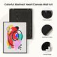 HOMLUX 24" x 18" Canvas Art with Black Frame in Multicolor, , large
