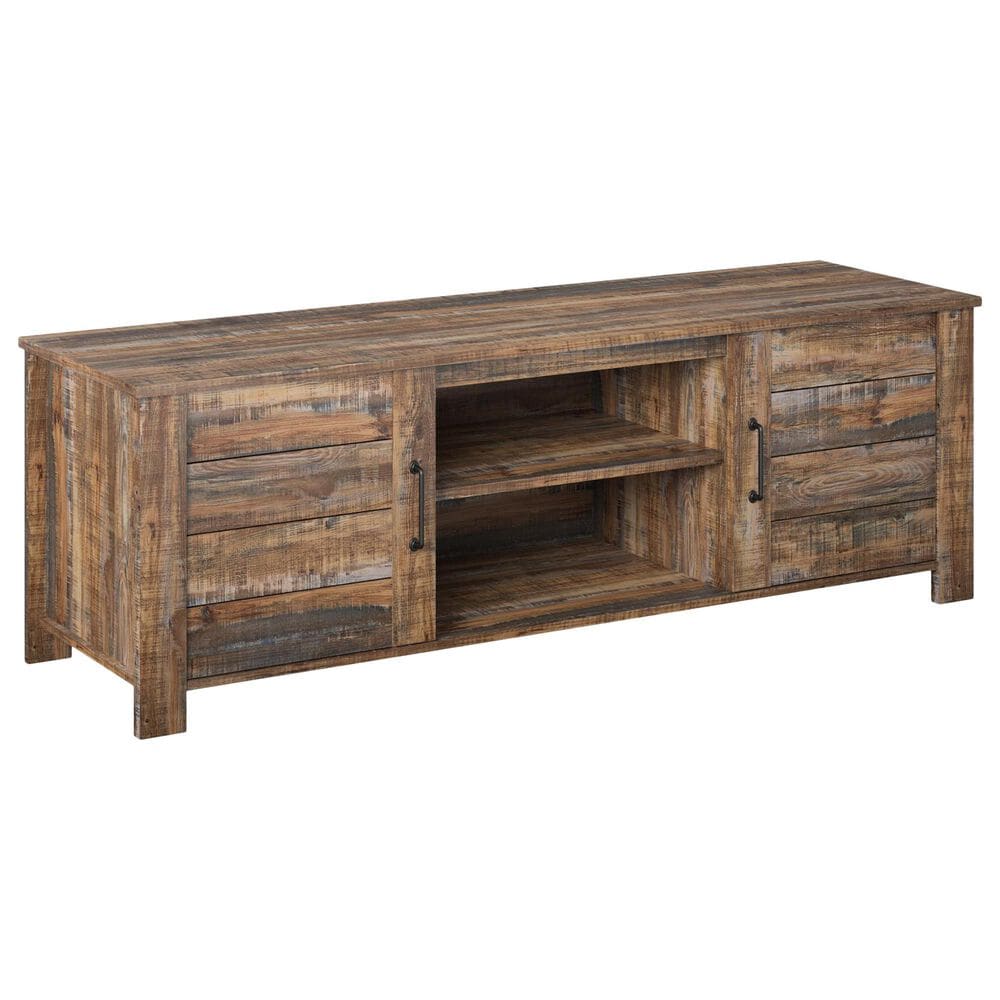 Hudson and Canal Marlow TV Stand in Weathered Oak, , large
