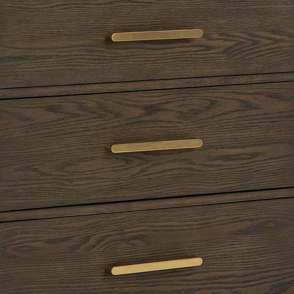 Ashley Radkin 6 Drawer Dresser in Burnished Brown, , large