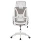 CorLiving Workspace Office Chair with White Frame in Grey, , large