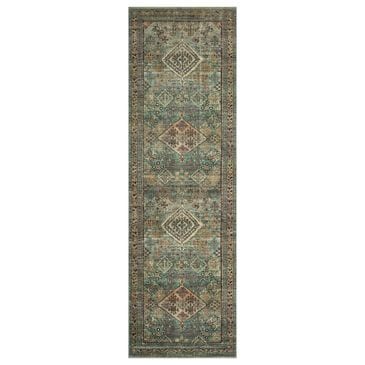 Magnolia Home Sinclair 2"3" x 7"6" Turquoise and Multicolor Runner, , large