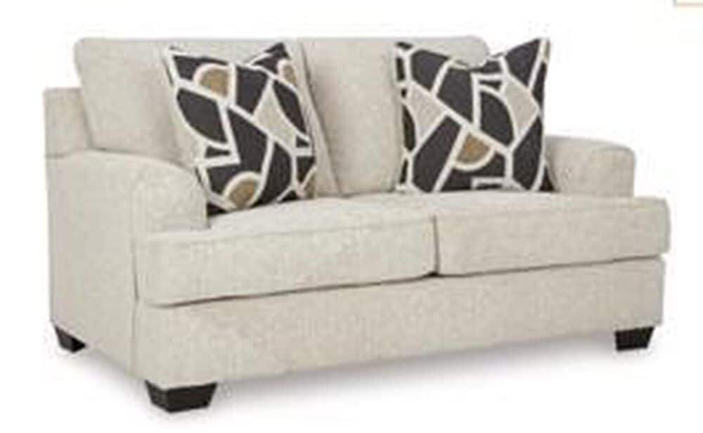 Ashley Heartcort Stationary Loveseat in Quartz, , large