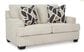 Ashley Heartcort Stationary Loveseat in Quartz, , large