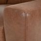 Softline Leather Stationary Sofa in Splendor Chestnut, , large