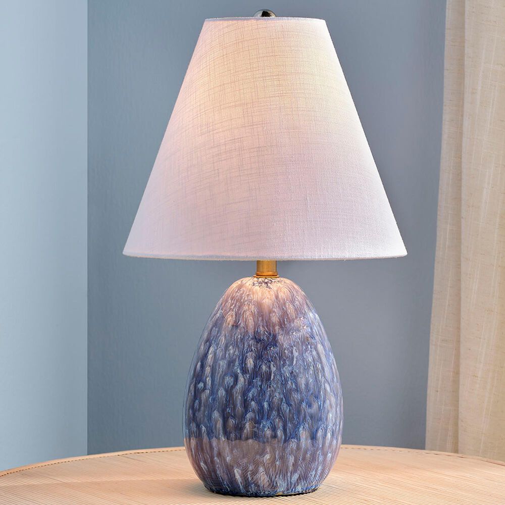 Splendor Living Darlington Table Lamp in Blue, , large