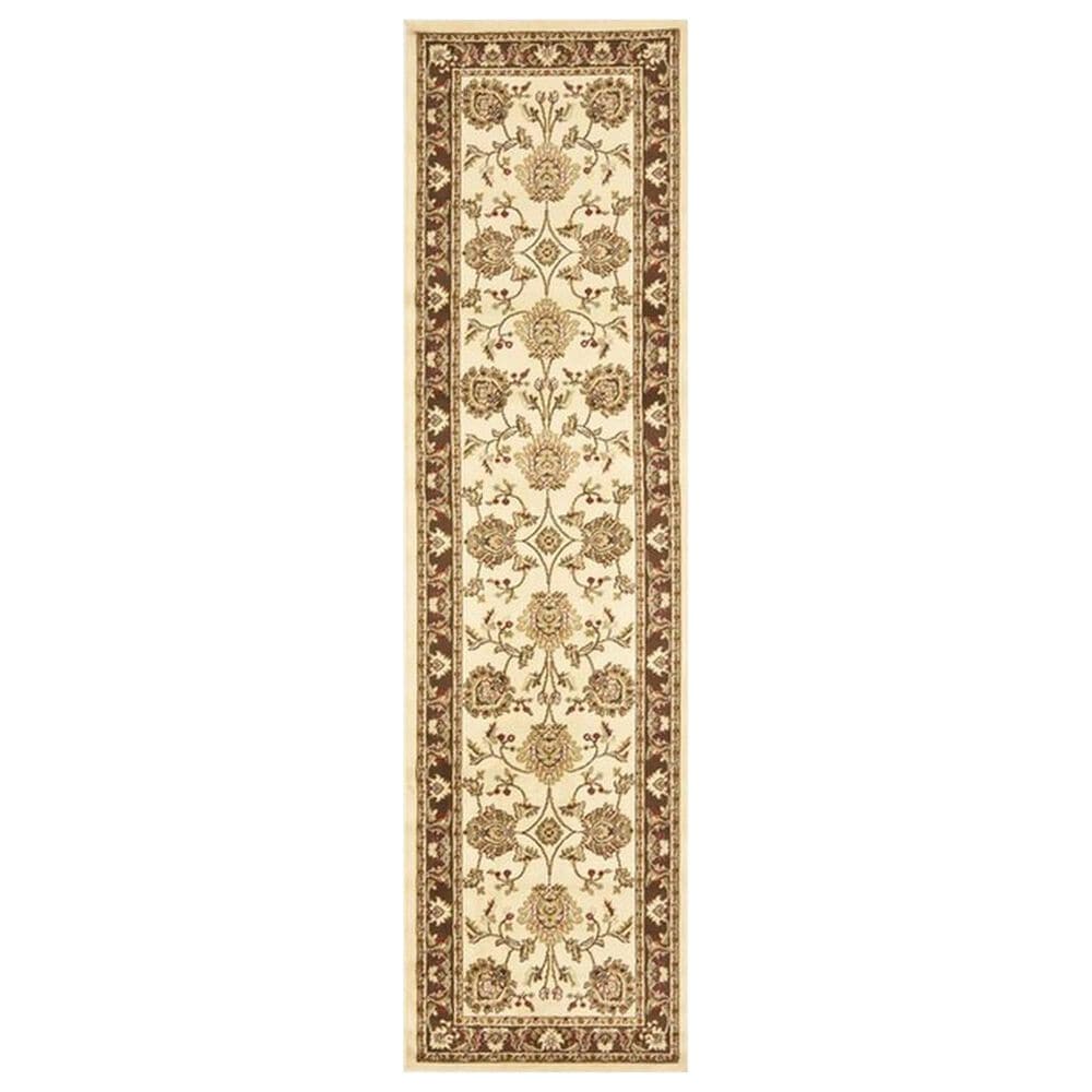 Safavieh Lyndhurst LNH555 2"3" x 8" Ivory and Brown Runner, , large