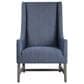Uttermost Galiot Accent Chair in Blue and White, , large