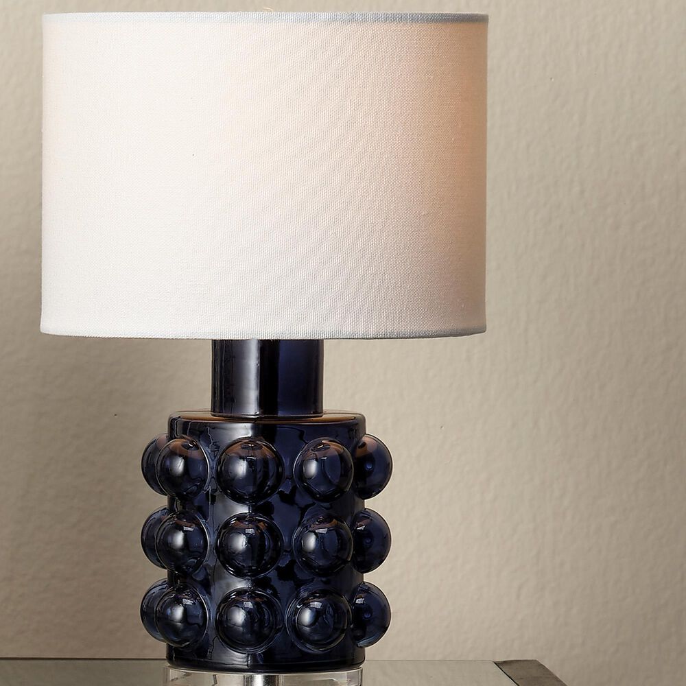 Splendor Living Oakbridge Table Lamp in Blue and Clear, , large