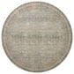 Angela Rose Aubrey 5" Round Jade and Natural Area Rug, , large