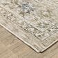 Oriental Weavers Avalon Oriental Beige and Blue 7"10" x 10"2" Area Rug, , large